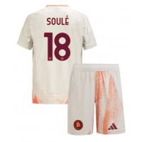 Dječji Nogometni Dres AS Roma Matias Soule #18 Gostujuci 2024-25 Kratak Rukav (+ Kratke hlače)